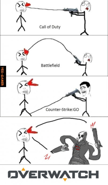  , Call of Duty, Battlefield, CS:GO, Overwatch, 