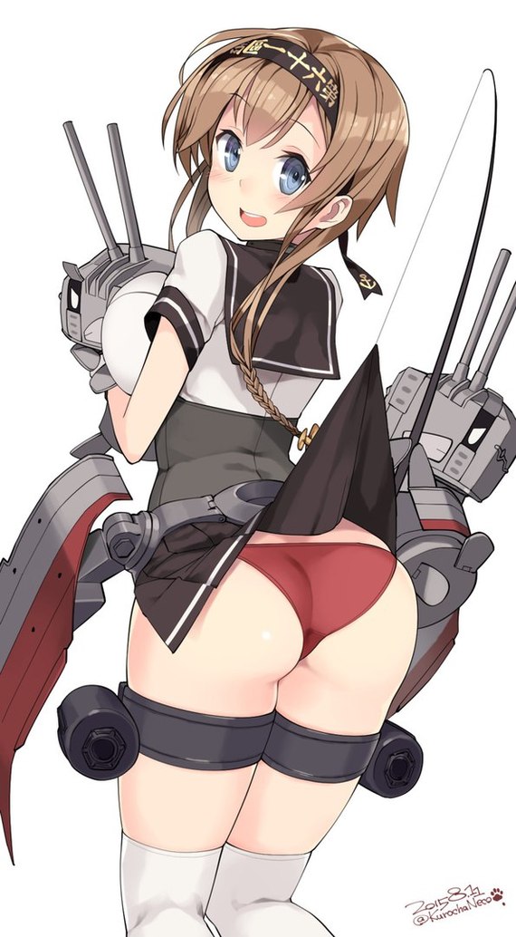 Teruzuki - NSFW, Аниме, Kantai Collection, Teruzuki, Anime Art, Длиннопост