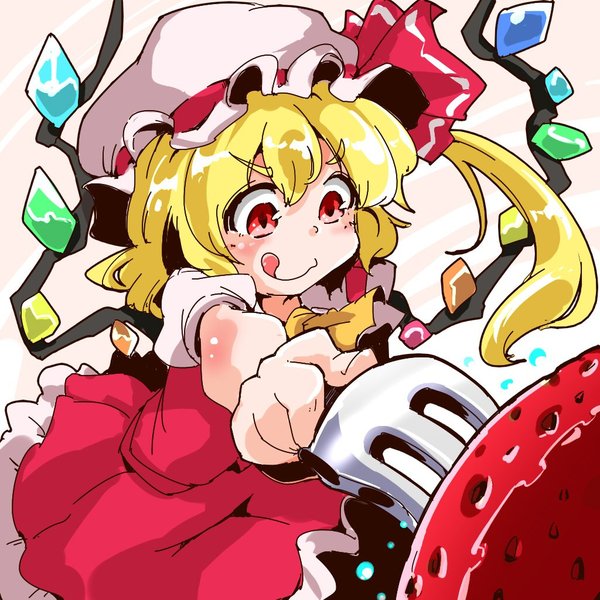 All good mood and bon appetit! - Flandre scarlet, , , Touhou, Good morning