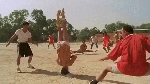 Shaolin had a dummy challenge before it was mainstream! - Football, Mannequin challenge, Movies, GIF, Coub