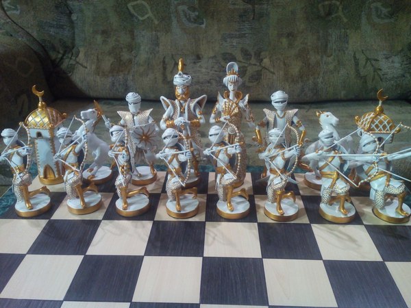 When hands grow from the right place... - Handmade, Chess, Crusaders, Saracens, Longpost, Photo
