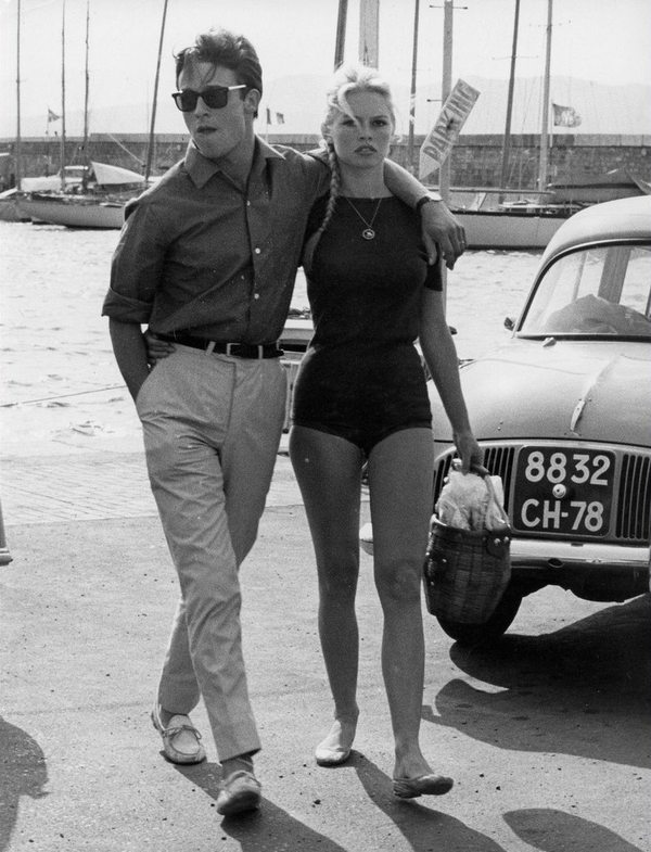 Alain Delon and Brigitte Bardot (1968) - Alain Delon, , 1968, Brigitte Bardot