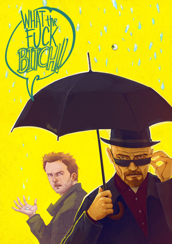 Breaking bad - My, Breaking Bad, Poster, Serials, Art, Drawing, Varasabi