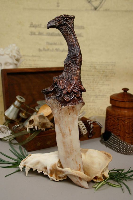 Dragon tooth dagger - Craft, Souvenirs, Teeth, Bones, Weapon, Longpost