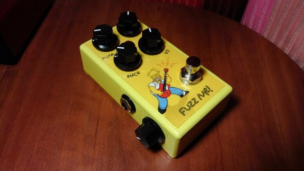 Overdrive Pedal - Woolly Mammoth - My, Pedal, With your own hands, Sound, The Simpsons, Longpost, Video, Homer Simpson, Decor, Overload