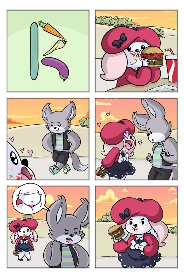 Cucumber - NSFW, Comics, Rosianna rabbit, Longpost