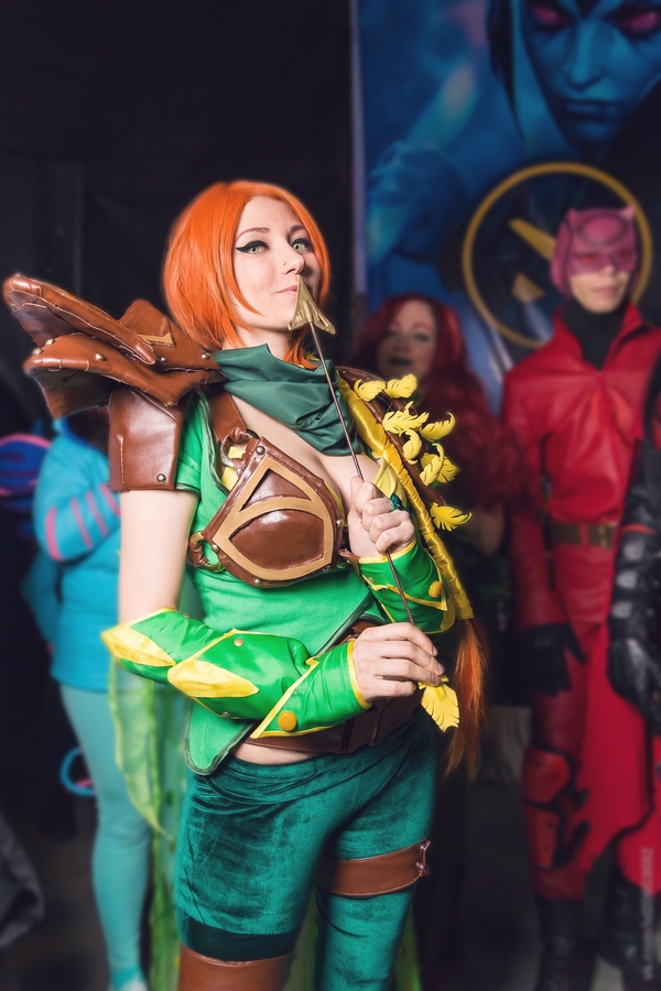 Cosplay in a hurry :) - My, Cosplay, Dota, Dota 2, Windranger, Craft, With your own hands, Longpost