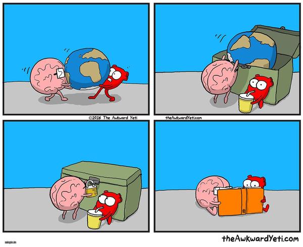 And let the whole world wait - Awkward yeti, Mixpix, , Comics