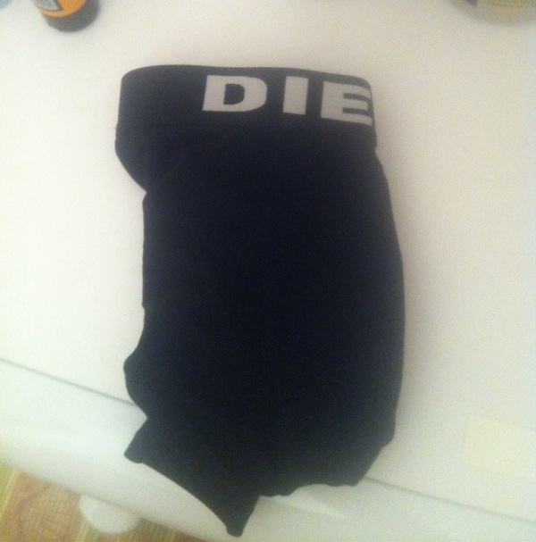 Today my cowards wished me dead... - My, Death, Die, Underpants