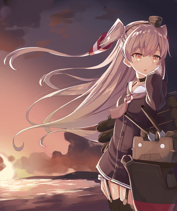 Anime art , Anime Art, Kantai Collection, Amatsukaze