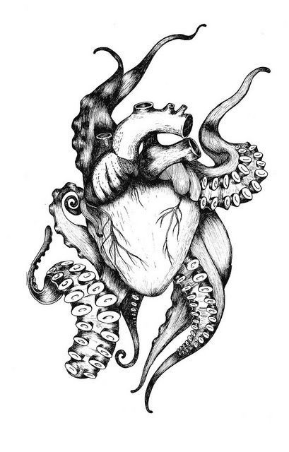 Sketch Collection: Heart - Llt, Longpost, Tattoo, Sketch, Heart, A selection