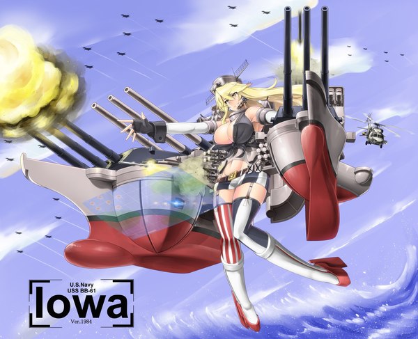 Kantai Collection Modern Warfare: BB-61 USS Iowa (Iowa-class battleship)