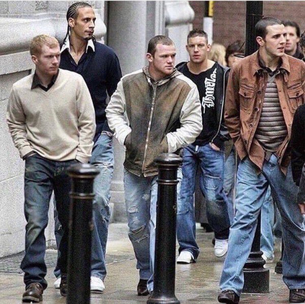 British Manchester United players would easily pass for British hooligans. - Manchester United, In contact with, Football