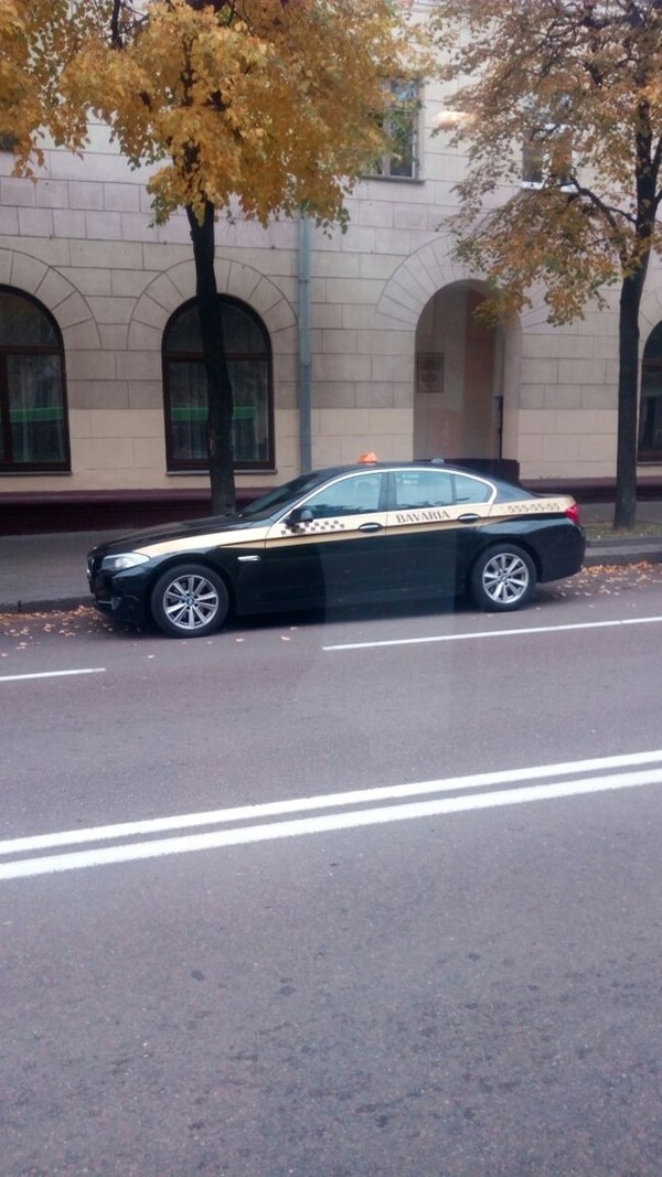 No money for a BMW? Order a taxi! - Minsk, Taxi, Bmw, Elite, Longpost