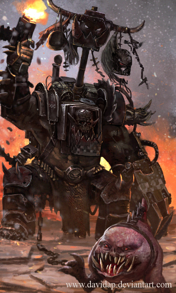 A small selection of art on Vakha - Warhammer 40k, , Orks, Orcs, Ultramarines, Art, Longpost