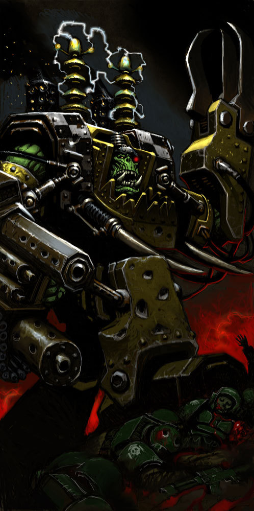 A small selection of art on Vakha - Warhammer 40k, , Orks, Orcs, Ultramarines, Art, Longpost