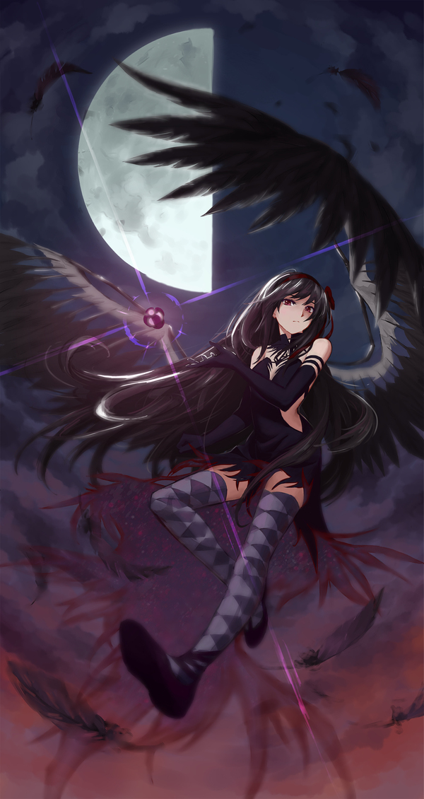 Homura Akemi Anime Art, , Mahou Shoujo Madoka Magica, Akemi Homura