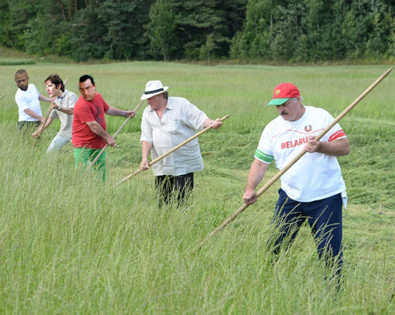 When the guys from the next village decided to help - Village, Neighbours, Alexander Lukashenko, Roy Jones Jr., Steven Seagal