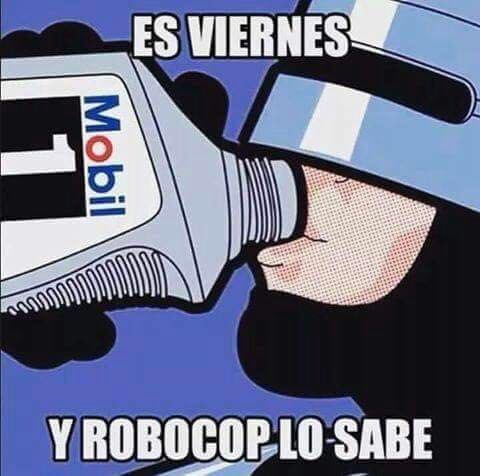 It's Friday and Robocop knows it! - Friday, Robocop