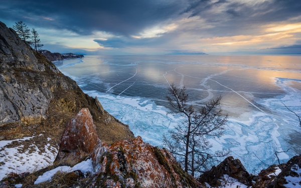 Байкал  зимой . - Фото, Пейзаж, Байкал, Зима