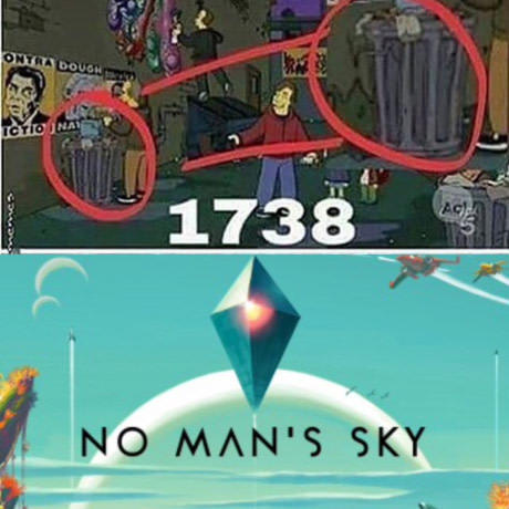 Did the Simpsons predict No Man's Sky? - The Simpsons, No man`s sky, Humor