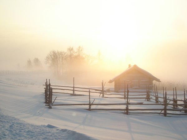 Kizhi - Kizhi, Карелия, Russia, Winter, Photo, Nature, Landscape, Snow