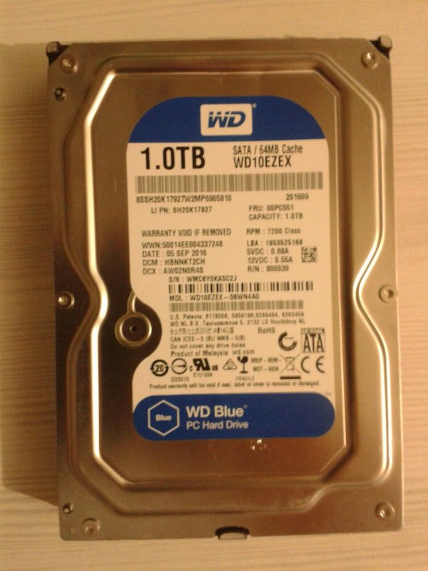 Проблемы с жестким диском - Моё, Жесткий Диск, Hdd, Winchester hdd, Western Digital