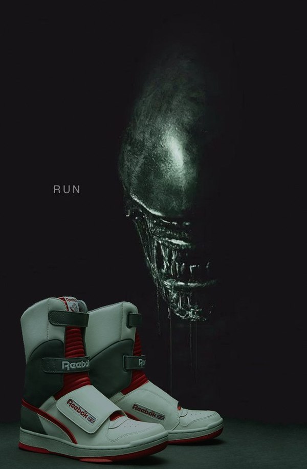 Here is a poster of an alien created by fans - Stranger, Alien, Promo, Fanmade, Film criticism
