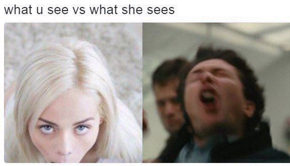 What do you see and what does she see? - NSFW, Men and women, Sex