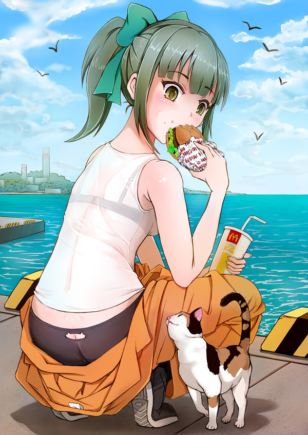 Anime Art - Anime, Anime art, Kantai collection, Yuubari