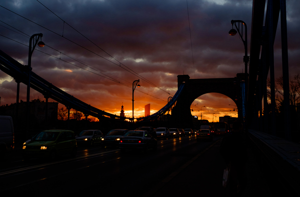 A bit of sunset and festive mood - Photo, Longpost, Night, My, My