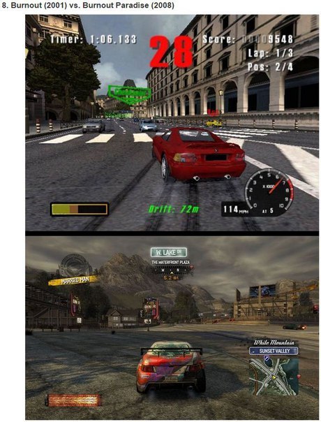 Famous car simulators in comparison with their first parts - Race, Games, Comparison, Longpost