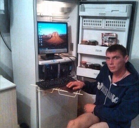 When there is no budget. - Computer, Refrigerator, Cooling