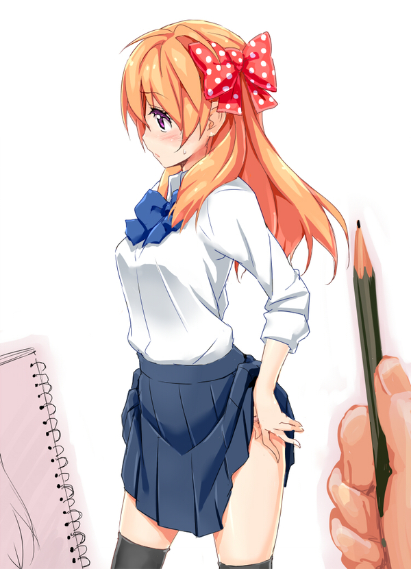 Sakura Chiyo - NSFW, Anime, Art, Anime art, Gekkan Shoujo Nozaki-Kun, Longpost