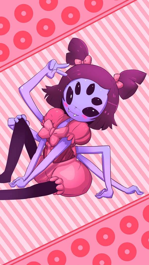 Muffet - Undertale, Muffet, Игры, Арт