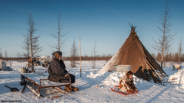 Evening at the plague - My, My, Russia, Photo, Photographer, Yamal, The photo, Reportage, A life