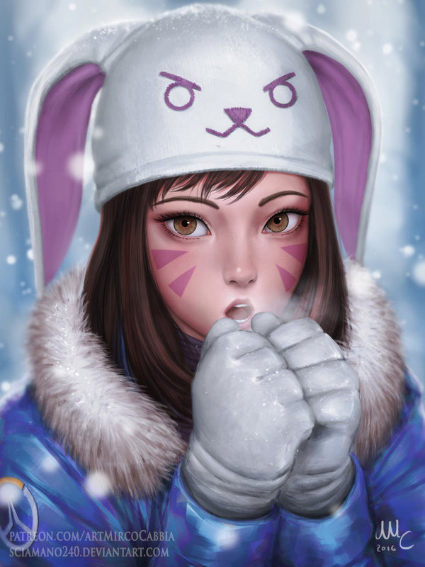 D.Va - Overwatch - Арт, Игры, Overwatch, Dva, Sciamano240