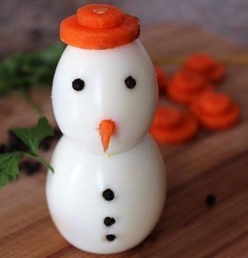 Edible snowmen for the festive table Such a parade of snowmen will delight you on New Year's holidays! - Snack, New Year, snowman, Longpost