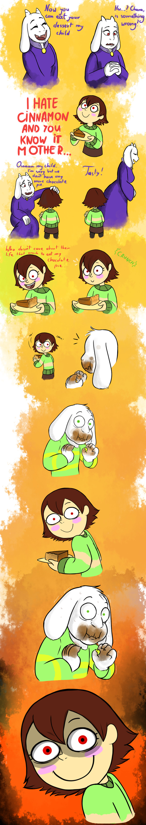 no chocolate - Undertale, Chara, Asriel, Toriel, Longpost