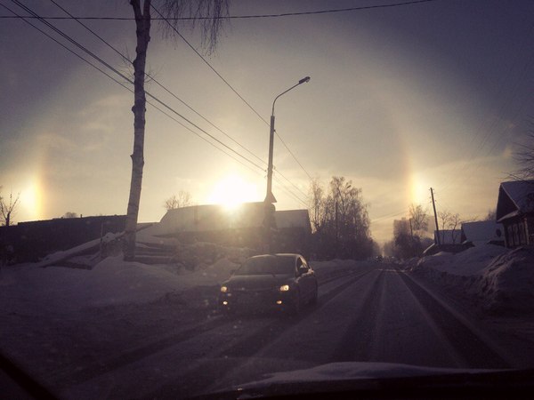 Post 4670783 - Halo, Izhevsk, Weather, freezing, The sun, Images, Longpost