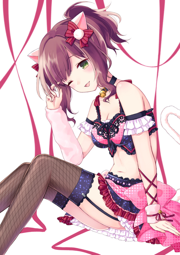 Anime Art - Аниме, Anime Art, Idolmaster, Miku Maekawa