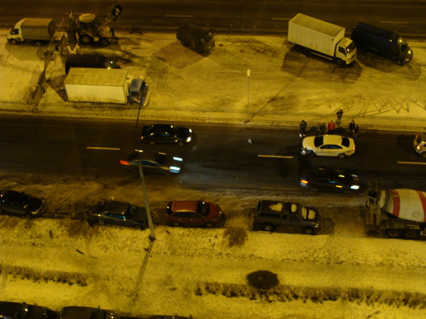 Two accidents with an interval of 2 hours - My, Saint Petersburg, Road accident, Coincidence, Auto