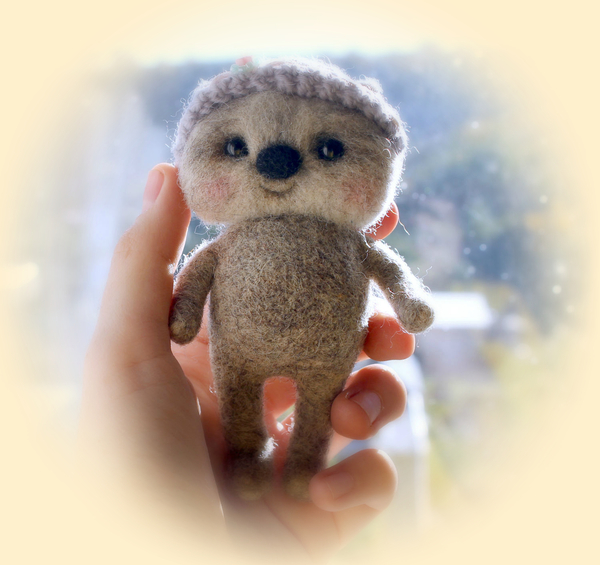 Stepchik - My, Needlework, Handmade, Wallow, Dry felting, , Fictional characters, Hobby, Wool toy