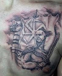 Tattoo Slavic, pagan themes - Tattoo, , Paganism, Longpost