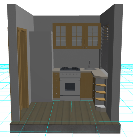 Kitchen 4.5 m.2 (layout option) - Russia, How to live, Repair, Design, Internet, Longpost