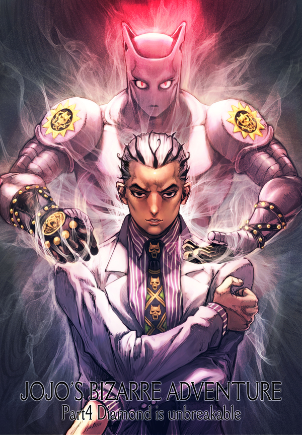 Kira Yoshikage - Yoshikage Kira, Kawajiri Kosaku, Killer Queen, Jojos Bizarre Adventure, Diamond is Unbreakable, Аниме, Anime Art