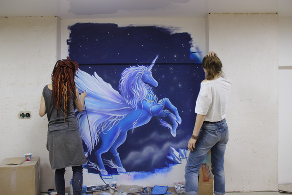 Роспись стены | Пикабу