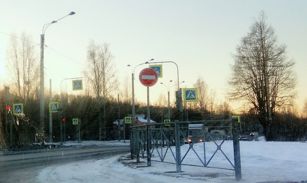 Make way for pedestrians! - My, Leningrad region, Vsevolozhsk, , 