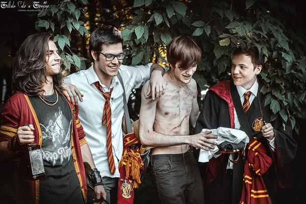 Marauders cosplay - Russian cosplay, Sleepwalking, Marauders, Elk, Tramp, Tail, Cosplay, Harry Potter