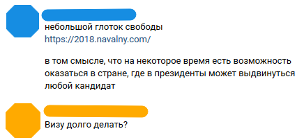 About Navalny and the elections (from the chat of classmates) - My, Politics, Elections, Elections 2018, Chat room, Correspondence, Alexey Navalny